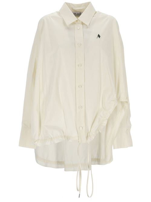 Milk white cotton parachute canvas shirt THE ATTICO | 241WCH19C052043